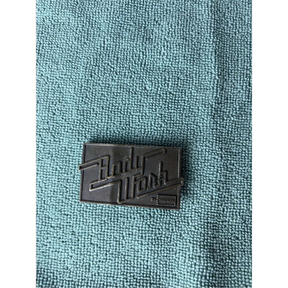 Vintage Body Work Belt Buckle
